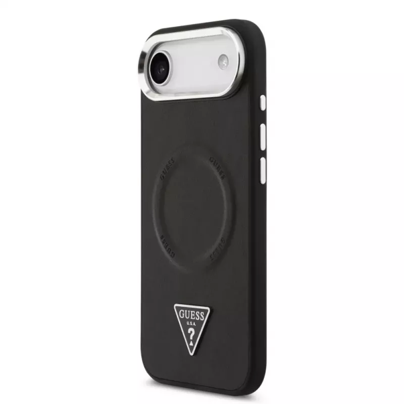 Guess Triangle Logo MagSafe dėklas, skirtas iPhone Air - juodas