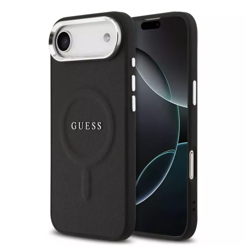 Guess Classic Logo MagSafe dėklas, skirtas iPhone Air - Juodas