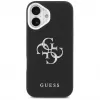 Guess Grained Big 4G Classic Logo Case, skirta iPhone 17, juoda