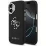 Guess Grained Big 4G Classic Logo Case, skirta iPhone 17, juoda