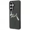 Karl Lagerfeld IML KC Script MagSafe dėklas, skirtas Samsung Galaxy S24 Ultra, juodas