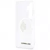 KARL LAGERFELD IML Peekaboo Choupette MagSafe dėklas, skirtas Samsung Galaxy S26, permatomas