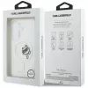 KARL LAGERFELD IML Peekaboo Choupette MagSafe dėklas, skirtas Samsung Galaxy S26, permatomas