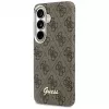 Guess 4G Script MagSafe dėklas, skirtas Samsung Galaxy S26 (rudas)
