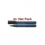 Schneider Maxx 130 Permanent Marker Black 1.0 - 3.0 mm, Pack of 10