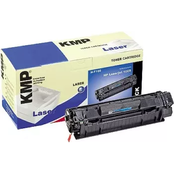 KMP H-T100 Suderinamas Tonerio Kasetė Juoda 80g (Alternatyva HP 35A), skirta HP LaserJet P1005, P1006