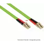 GoodConnections Alcasa LW-810LS5 Fiber Optic Patch Cable 10 m OM5 LSZH LC-SC Green
