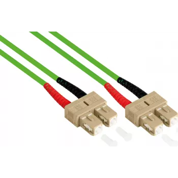 GoodConnections LW-810SC5 Fiber Optic Patch Cable 10 m OM5 SC/SC Green