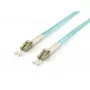 Equip LC/LC Duplex OM3 Multimode Fiber Optic Patch Cable 20m Turquoise LSOH