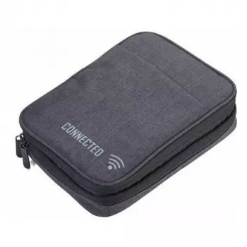 TROIKA CONNECTED Laidėlių organizavimo maišelis tamsiai pilkas (CBO30/DG)