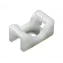 HellermannTyton KR 8-G5 kabelio laikiklis, baltas, 100 vnt.