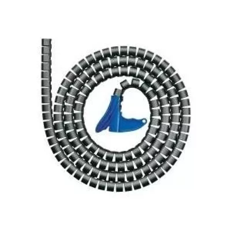 HellermannTyton Spiral Wrap 25m Black Polypropylene (PP) 14mm Outer Diameter