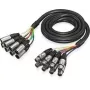 Behringer GMX-300CM 8 kanalų daugiagyslis garso kabelis 3 m (10 pėdų) XLR moteriškas į XLR vyrišką