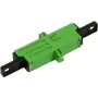 SYNERGY21 E-2000 APC Simplex Pigtail, Single-mode, 2m, PVC, Keraminė ferulė, Žalia jungtis