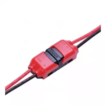 Synergy 21 LED FLEX Strip Easy Connect I-Shape Connector, skirtas 2 laidų raudonoms LED juostoms