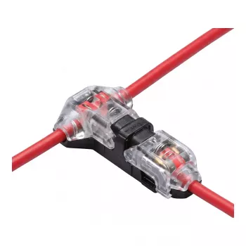 Synergy 21 LED FLEX Strip Easy Connect T formos jungtis 1 linijai, raudona