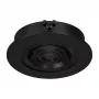 SYNERGY21 Helios LED įleidžiamas lubinis prožektorius juodas apvalus šiltai baltas 5W 400lm