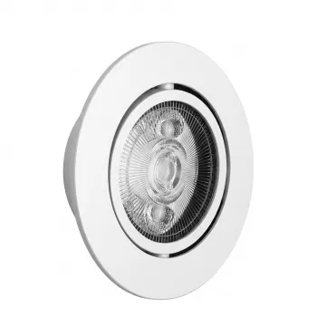 SYNERGY21 LED įleidžiamas lubinis šviestuvas Helios White - Apvalus + Pasukamas - Neutrali balta 4000K 5W 400lm