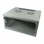 ALLNET 19 colių sieninis korpusas 9U W541/D595mm 1-dalis šviesiai pilka SMQ serija