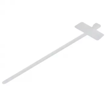 Synergy21 ALLNET 19zbh Kabelių raiščiai su žymėjimo vieta, 100x2,5 mm, 100 vnt. pakuotė, permatomi