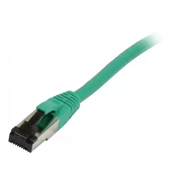 Synergy21 Patch Cable RJ45, CAT8.1 2000MHz, 0,25m, Žalia, S/FTP, TPE/LSZH (SuperFlex), AWG26