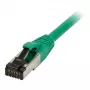 Synergy21 Patch Cable RJ45, CAT8.1 2000MHz, 1.0m, Green, S-STP (S/FTP), TPE/LSZH (SuperFlex), AWG26