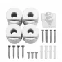 Synergy 21 LED Light Panel Mounting Kit Cylinder for V3 PRO Panel White