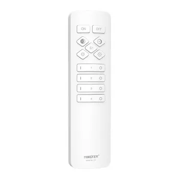 Miboxer Synergy 21 LED nuotolinio valdymo pultas 2.4GHz 4 zonos dviguba balta CCT, skirtas MiLight/MiBoxer (baltas)