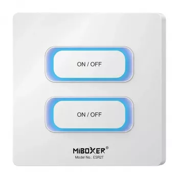 Miboxer Synergy 21 LED nuotolinio valdymo pultas 2-jų grupių skydelis 2.4GHz judesio jutiklis + reguliatorius