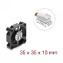 Delock Axial Fan 5 V DC, 35 x 35 x 10 mm Black