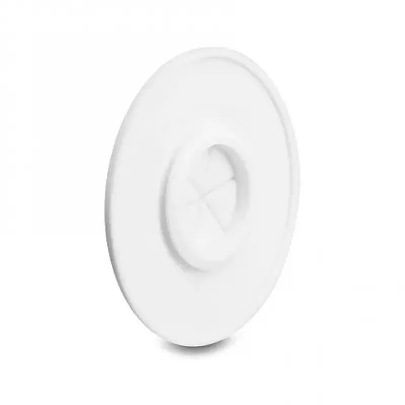 Delock Silicone Cable Grommet Round Ø 65 mm for Wall / Table Mounting White
