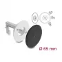 Delock Silicone Cable Grommet Round Ø 65 mm for Wall Mount / Desk Mount White / Black