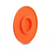 Delock Silicone Cable Feed-through Round Ø 65 mm Wall Mount / Table Mount White / Orange