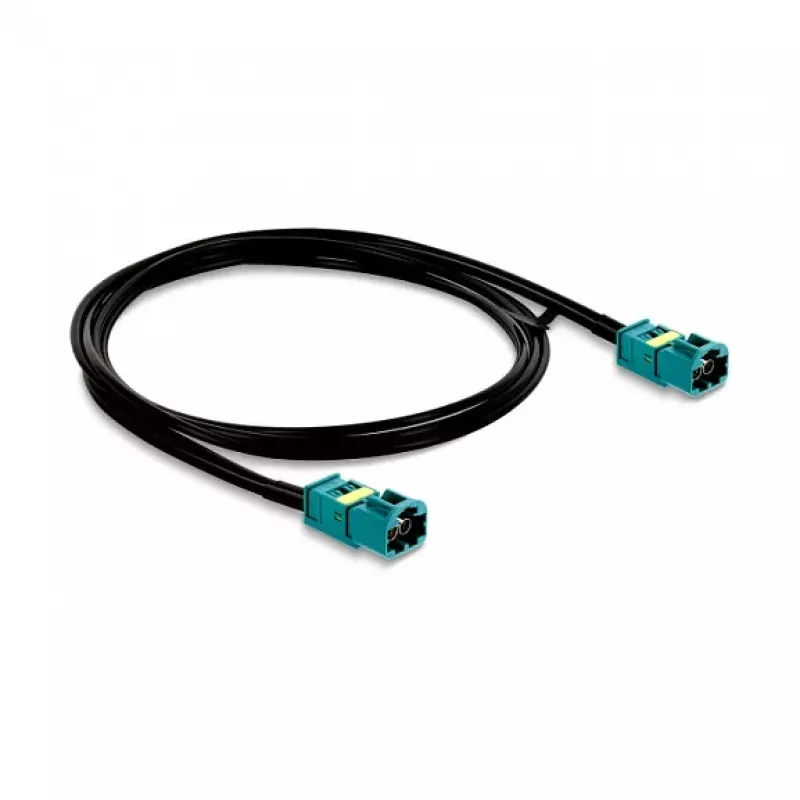 Delock Cable Mini FAKRA Z Dual Plug to FAKRA Z Dual Plug, 0.2 m