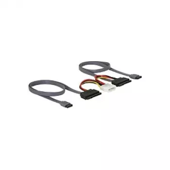 DELOCK SATA All-in-One kabelis 2x HDD