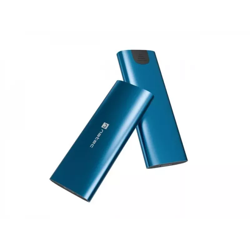 NATEC RHINO M.2 NVMe Lite išorinis SSD korpusas USB-C 3.2 Gen 2 Horizon Blue