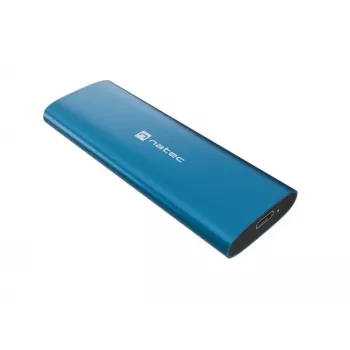 NATEC RHINO M.2 NVMe Lite išorinis SSD korpusas USB-C 3.2 Gen 2 Horizon Blue
