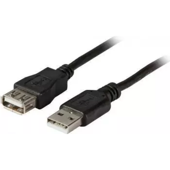 EFB-Elektronik USB 2.0 ilginimo laidas A-A vyriškas į moterišką 0,5 m juodas Classic