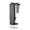 LogiLink Under-Desk CPU Holder - Black - Steel - 25 kg Capacity