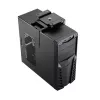 LogiLink Under-Desk CPU Holder - Black - Steel - 25 kg Capacity