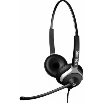 GEQUDIO WA9024 Wired On-Ear Headset with Microphone for Unify