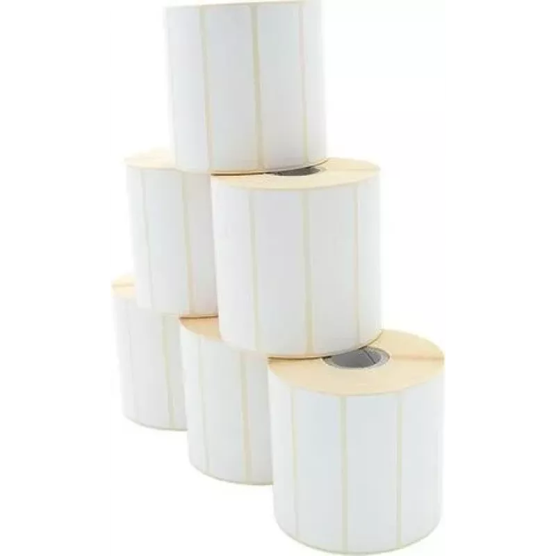 ARTDEV Direct Thermal Label Roll 80 x 23mm, 100mm Roll Diameter, 25mm Core, 1500 Labels/Roll
