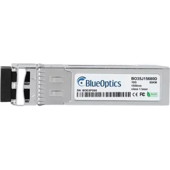 BlueOptics HPE Aruba JW148A-BO SFP+ siųstuvas-imtuvas, 10GBASE-ZR, vienmodis šviesolaidis, 1550nm, 80km