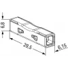 WAGO Through Connector for 2773-2401, Push-in, max. 4 mm², 2 Conductors