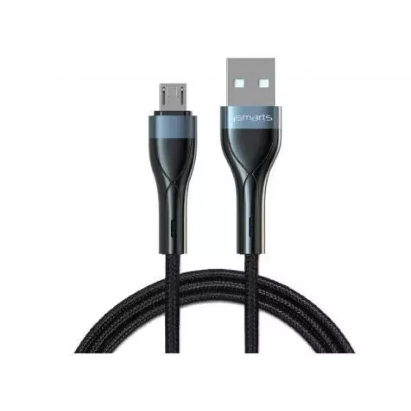 4SMARTS USB-A į Micro USB laidas PremiumCord 10W 1m, juodas