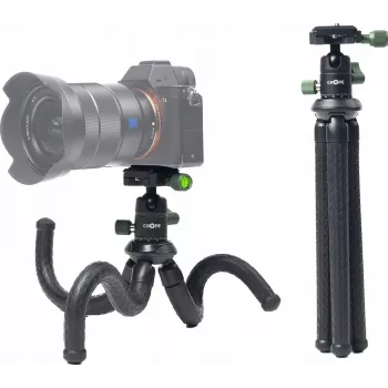 C-ROPE Creatorpod Flexible Tripod with 360° Ball Head 30cm Black (CRP-CPD-BLK)