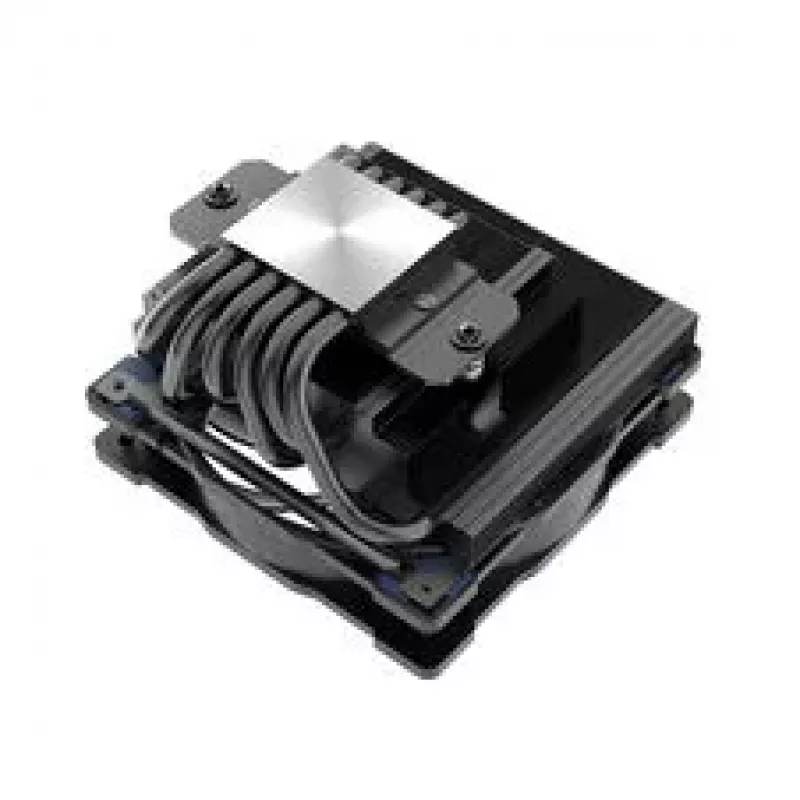 Akasa ALUCIA H6L M2 Low-Profile CPU Cooler – 120 mm, Black/Blue