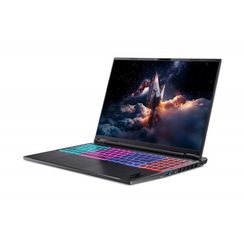 Acer Nitro 16 AI žaidimų nešiojamas kompiuteris - AMD Ryzen AI 9 365, 16 inch WQXGA 165Hz, 32GB DDR5, 1TB SSD, RTX 5060, be OS, Obsidian Black
