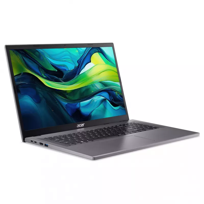 Acer Aspire Go 17 AG17-31P-36S2 Intel Core 3 N355 16GB 512GB SSD Windows 11 Home 17.3 inch Full HD IPS nešiojamas kompiuteris - Pure Silver