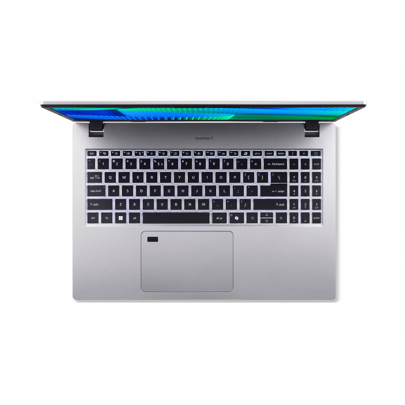 Acer TravelMate P2 15 C5-120U nešiojamas kompiuteris - 15.6 inch Full HD IPS, Intel Core Ultra 5 120U, 16GB DDR5, 512GB SSD, Windows 11 Pro, plieno pilka